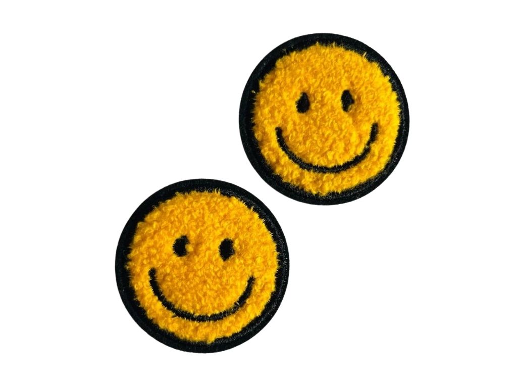 Patch Smiley aus Frottee